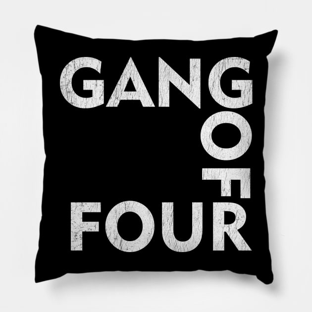 Gang Of Four Pillow by TuoTuo.id