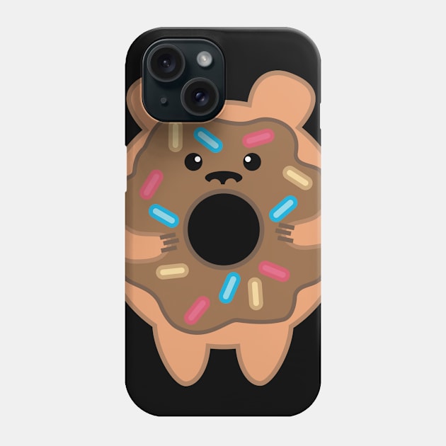 Funny donut Phone Case by WhyNotArt