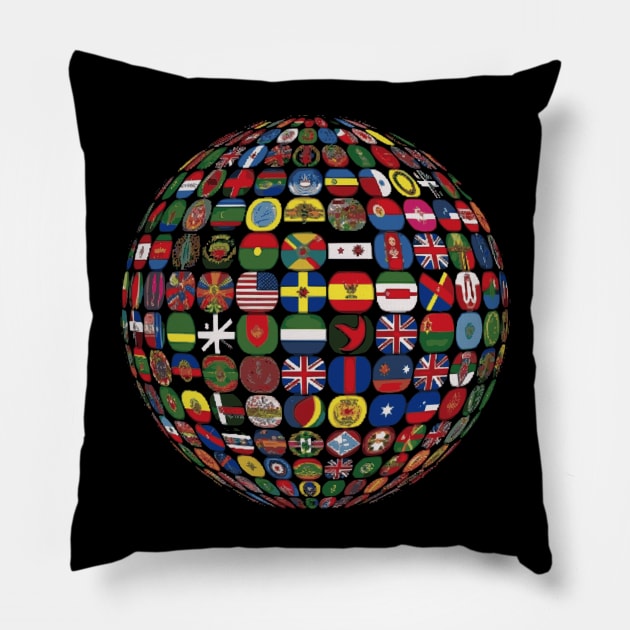 Flags Pillow by Pixy Official