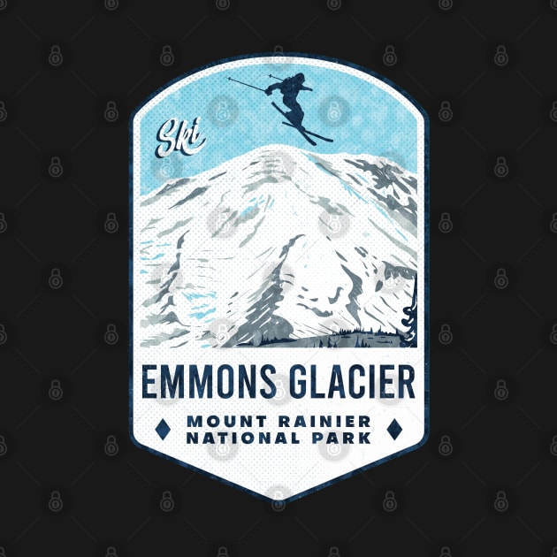 Ski Emmons Glacier Mount Rainier National Park by JordanHolmes
