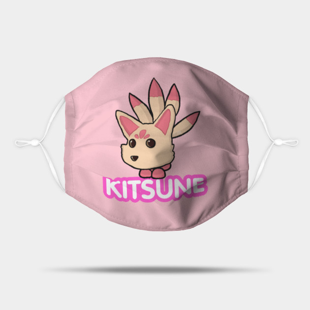 Kitsune Cartoon Roblox Mask Teepublic - what is the roblox id code for kitsune mask