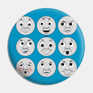 The many faces of Thomas the Tank Engine Pin