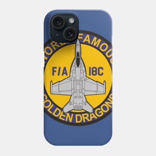 VFA-192 World Famous Golden Dragons - F/A-18 Phone Case