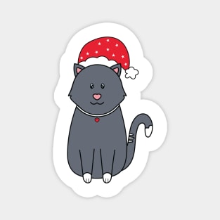 Christmas Cat Magnet