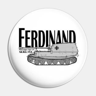 Ferdinand Tank Destoyer Pin