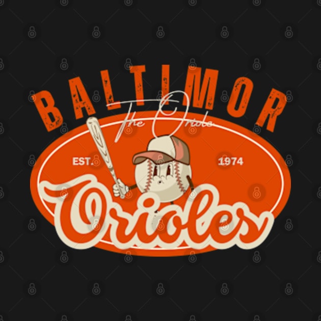 orioles baseball by soft and timeless