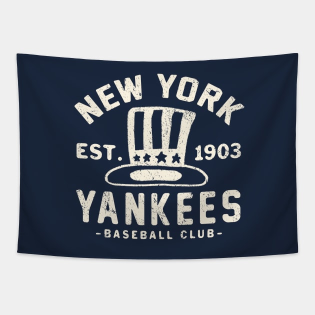 Yankees Retro 1 by  Buck Tee Tapestry by Buck Tee