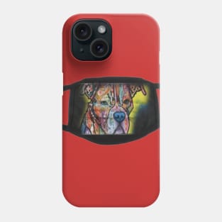 the dog ache mask shirt dress Phone Case