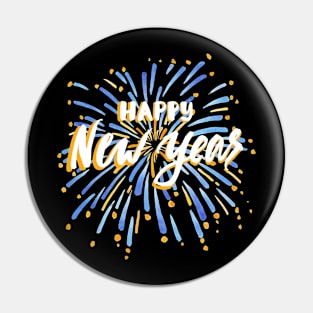 Happy New Year Pin