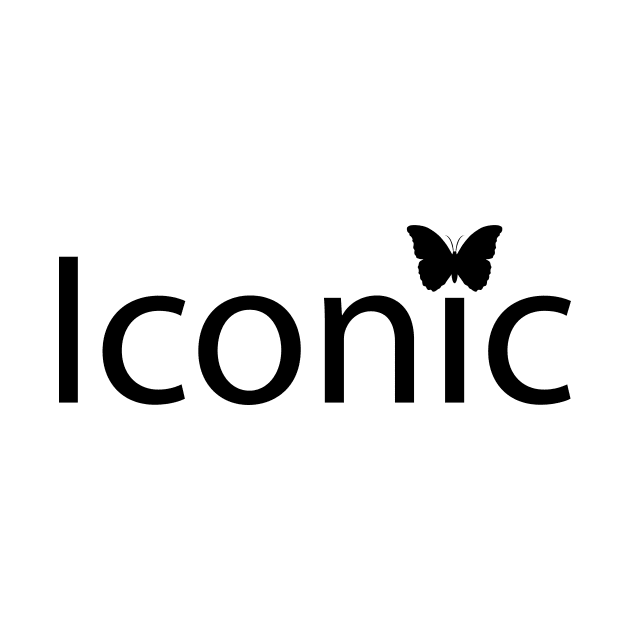 Iconic typography design by CRE4T1V1TY