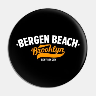 Bergen Beach Logo - Brooklyn, NY Apparel Pin