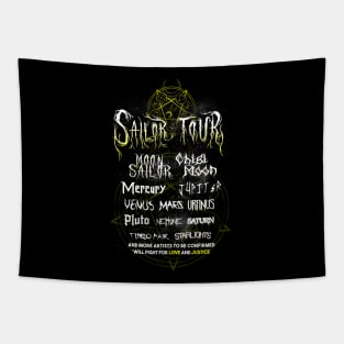 Sailor Moon Metal Tour - Rock Music Festival Tapestry