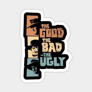 Sergio Leone - The Good, the Bad, and the Ugly Tribute Magnet