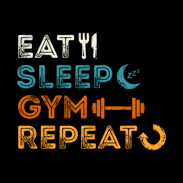 Eat Sleep Gym Repeat by marieltoigo