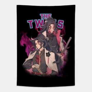 Bootleg Demon Slayer The Twins Tapestry