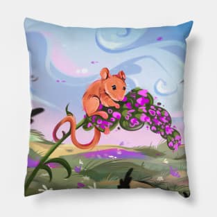 Hazel Dormouse Pillow