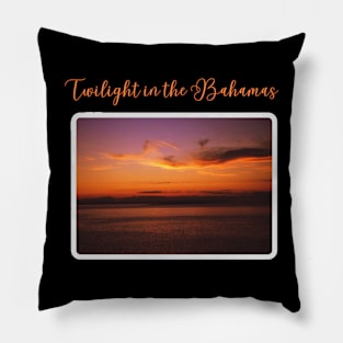 Twilight in the Bahamas Pillow