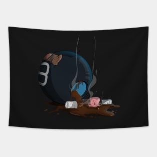 Cult Awesome magic 8 ball Tapestry