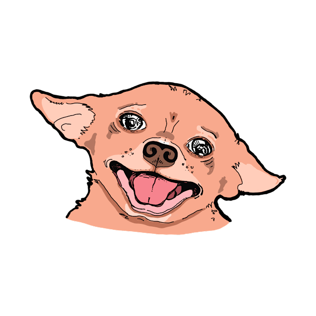 Happy Chihuahua by DakiPukiTeeStudio