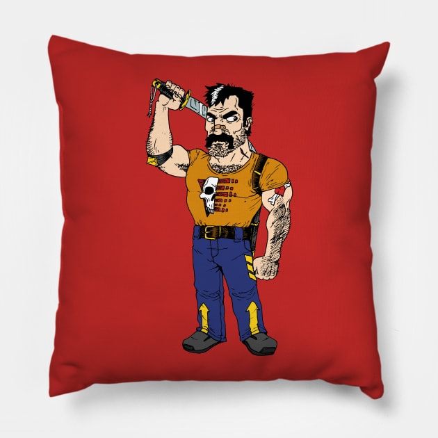 Mini Badass Pillow by jonathanmor