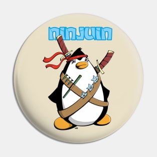 Ninja Penguin Pin