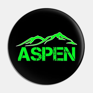 Aspen Colorado Rocky Mountains Pin