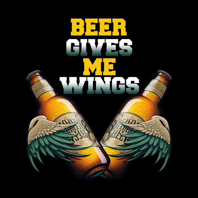 Beer gives me wings by i2studio