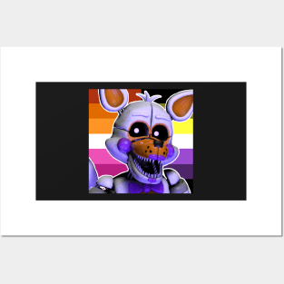 Fnaf Five Nights At Freddys Funtime Foxy Poster by Edward Darren - Pixels