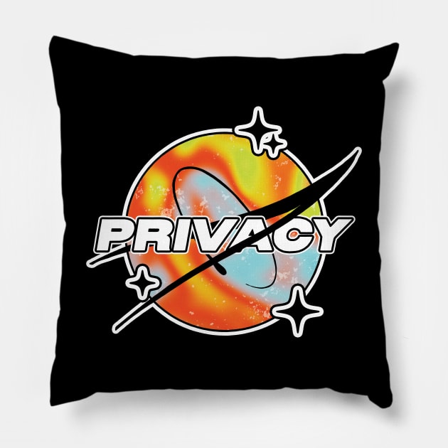 Privacy Melty Space Pillow by orlumbustheseller