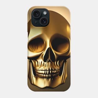 Golden Skull Phone Case