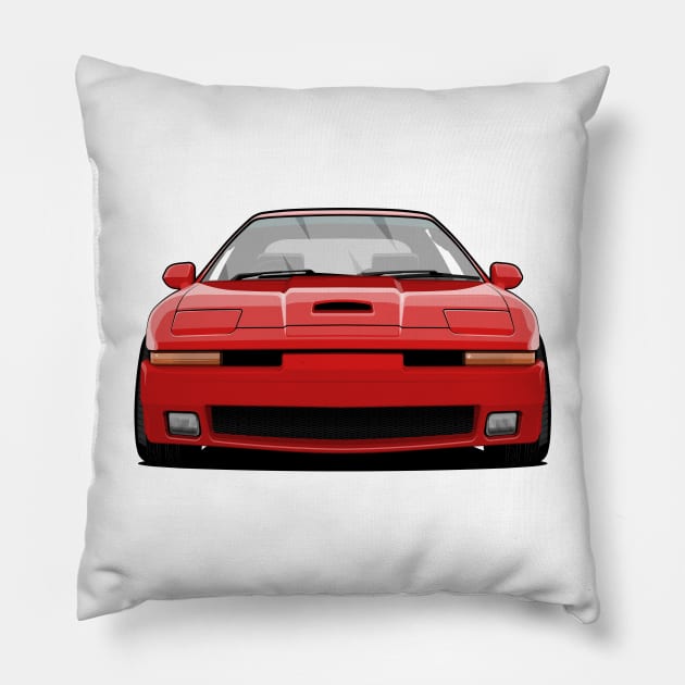 Red Rocket Pillow by icemanmsc