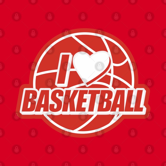 I Heart Basketball by Hayden Mango Collective 