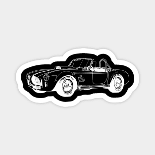 American classic muscle cars Magnet