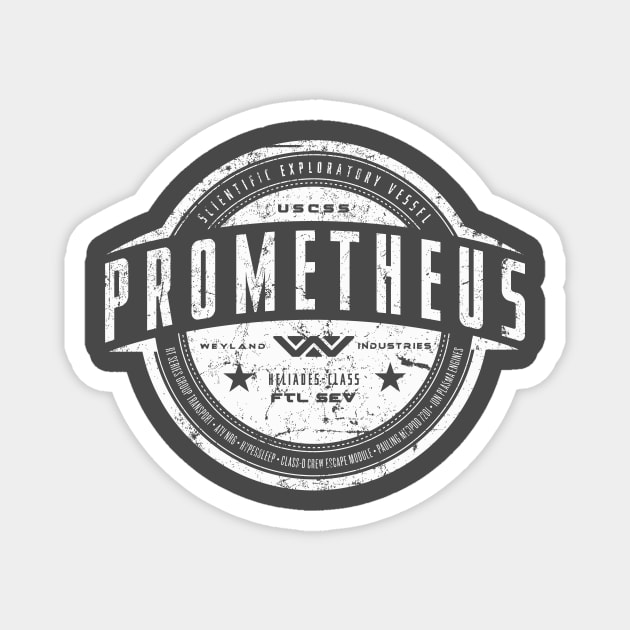 USCSS Prometheus Magnet by MindsparkCreative