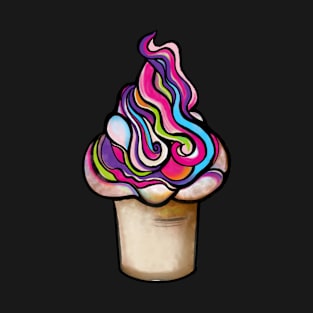 Colorful handdrawn ice cream T-Shirt