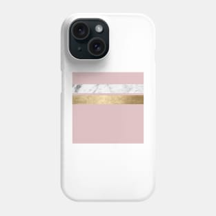 Dusky rose golden marble Phone Case