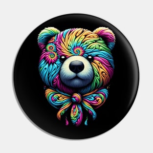 bear hippie Pin