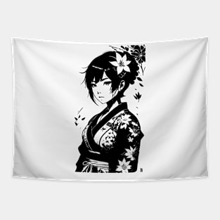 Anime Girl With Kimono 05 Tapestry