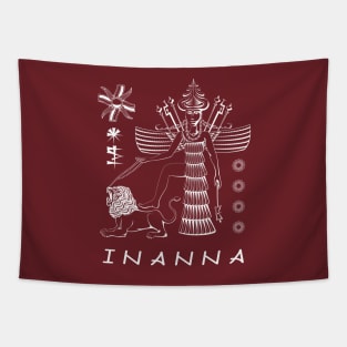 Inanna Red Tapestry