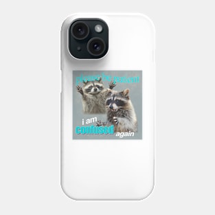 funny raccoon meme 90s tshirt Phone Case