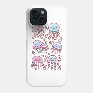 Cotton Candy Jellyfishes #2 Phone Case