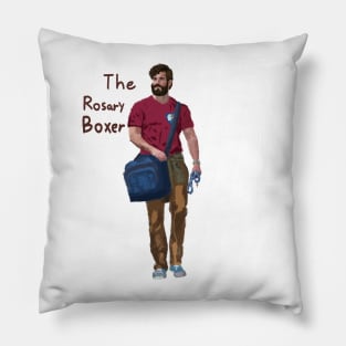 Realistic Rosary Boxer Pillow