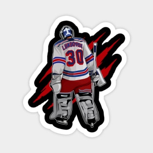 Henrik Lundqvist Skates #30 Claw Magnet