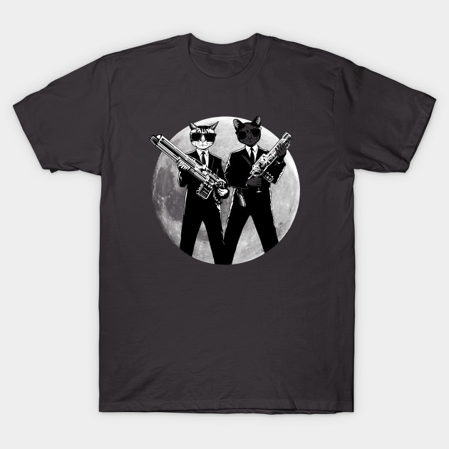 Cats In Black Men In Black T Shirt Teepublic