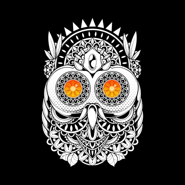 Cosmic Owl by GODZILLARGE