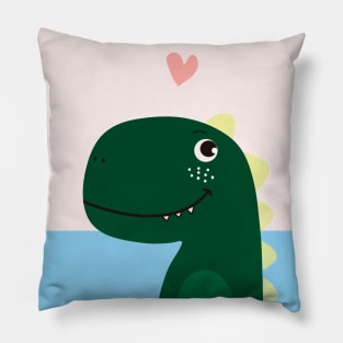 Love Dino Pillow