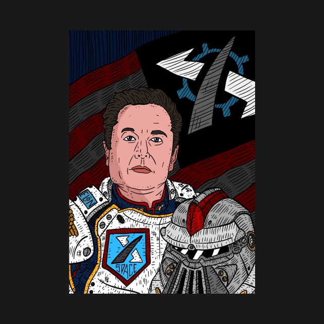 elon musk, mars trooper, emperor. by JJadx