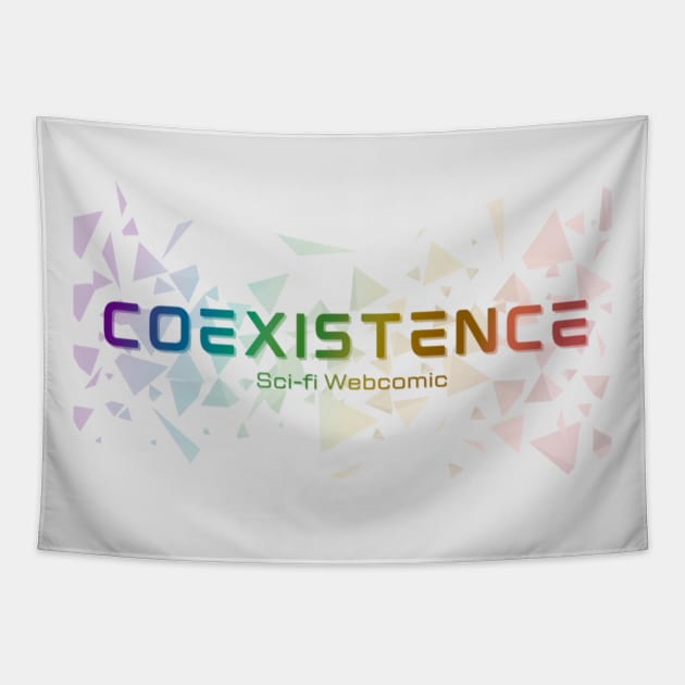 Rainbow logo Coexistence Tapestry by Coexistence The Series