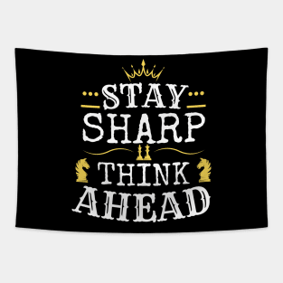 Stay sharp, think ahead - Chess Tapestry