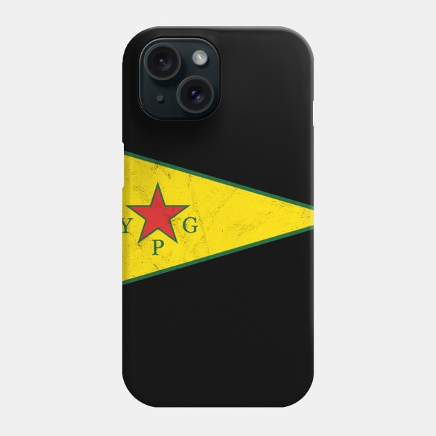 Flag star Free Kurdistan Phone Case by avshirtnation